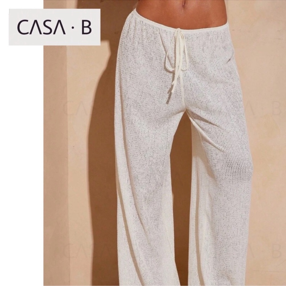 SOON💫to CASA B | The Solana Knit Cream Lounge Pant